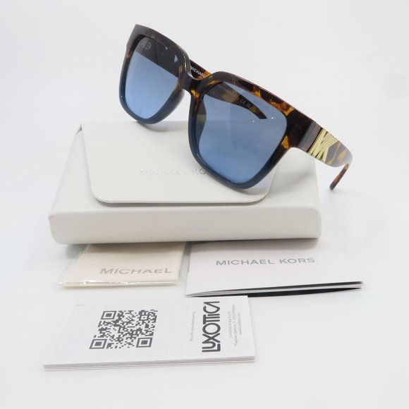 Michael Kors MK 2170U 39108F 54mm KARLIE Tortoise/Navy Gradient New Sunglasses.